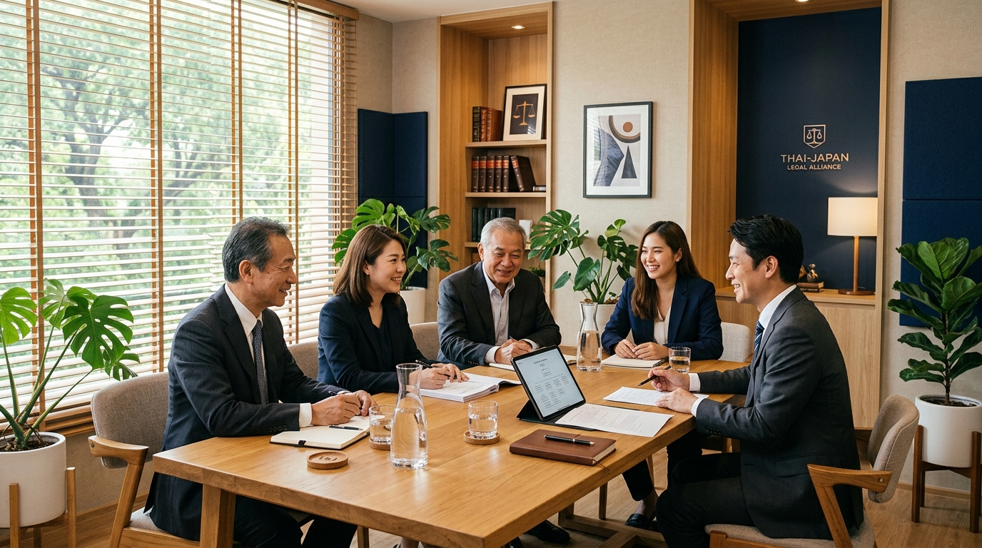 Lawyer Firm The Table Legal Consultation at Warm Meeting Table